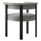 Imogen Fabric Upholstered Barrel Dining Chairs Set of 2
