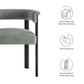 Imogen Fabric Upholstered Barrel Dining Chairs Set of 2