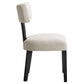 Nalani Fabric Upholstered Dining Chairs Set of 2 by Modway