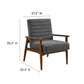 Jensen Boucle Fabric Accent Chair by Modway