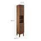 Render Tall Narrow Bathroom Storage Cabinet by Modway