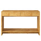 Hudson 2-Drawer Burl Wood Console Table by Modway