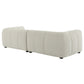 Liana Right-Facing Upholstered Fabric Modular Sofa with Chaise by Modway