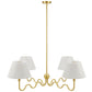 Wave Squiggle 4-Arm Pendant Light by Modway
