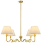 Wave Squiggle 4-Arm Pendant Light by Modway