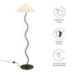 Wave Squiggle Floor Lamp by Modway