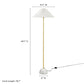 Illusion Marble Dome Floor Lamp by Modway