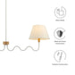 Sunlit Squiggle 2-Arm Pendant Light by Modway