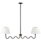 Sunlit Squiggle 2-Arm Pendant Light by Modway