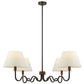 Sunlit Squiggle 4-Arm Pendant Light by Modway