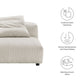 Solace Modular Corduroy Upholstered Armless Chair