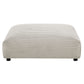 Solace Modular Corduroy Upholstered Armless Chair and Ottoman Set by Modway