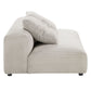 Solace Modular Corduroy Upholstered Armless Loveseat by Modway