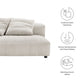 Solace Modular Corduroy Upholstered Armless Loveseat by Modway