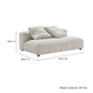 Solace Modular Corduroy Upholstered Armless Loveseat by Modway