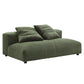 Solace Modular Corduroy Upholstered Armless Loveseat by Modway