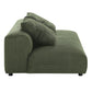 Solace 2-Piece Modular Corduroy Upholstered Sectional Sofa with Chaise