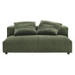 Solace Modular Corduroy Upholstered Armless Loveseat by Modway