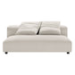 Solace Modular Upholstered Fabric Armless Loveseat by Modway