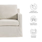 Serene Fabric Slipcovered Swivel Armchair by Modway