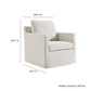 Serene Fabric Slipcovered Swivel Armchair by Modway