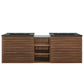 Render 62" Wall-Mount Double Sink Bathroom Vanity by Modway
