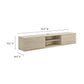 Render 70" Faux Travertine Wall-Mount Media Console TV Stand