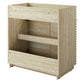 Render 30" Faux Travertine Bathroom Vanity Cabinet