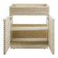 Render 30" Faux Travertine Bathroom Vanity Cabinet