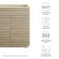 Render 30" Faux Travertine Bathroom Vanity Cabinet