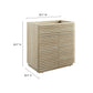 Render 30" Faux Travertine Bathroom Vanity Cabinet