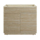 Render 36" Faux Travertine Bathroom Vanity Cabinet
