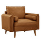 Revive Upholstered Vegan Leather Accent Armchair by Modway