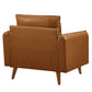 Revive Upholstered Vegan Leather Accent Armchair by Modway
