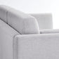 Linden Upholstered Heathered Chenille Small Sofa