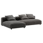 Solace 2-Piece Modular Upholstered Fabric Sectional Sofa with Chaise by Modway