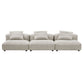 Solace 3-Piece Modular Corduroy Upholstered Sofa by Modway