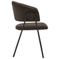 Nella Upholstered Heathered Chenille Dining Chairs Set of 2 by Modway