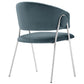 Nella Upholstered Performance Velvet Dining Chair Set of 2