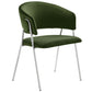 Nella Upholstered Performance Velvet Dining Chair Set of 2