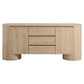 Duval 71" Rounded Sideboard Storage Cabinet by Modway