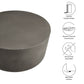 Brion Round Indoor-Outdoor Concrete Coffee Table by Modway