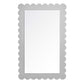 Emmeline Scalloped Rectangle Wall Mirror by Modway