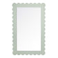 Emmeline Scalloped Rectangle Wall Mirror by Modway