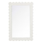 Emmeline Scalloped Rectangle Wall Mirror by Modway
