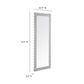 Emmeline Scalloped Rectangle Floor Mirror by Modway