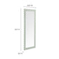 Emmeline Scalloped Rectangle Floor Mirror by Modway