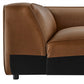 Auren Upholstered Vegan Leather Modular Corner Chair by Modway
