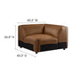 Auren Upholstered Vegan Leather Modular Corner Chair by Modway