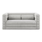 Relle Channel Tufted Boucle Upholstered Loveseat by Modway